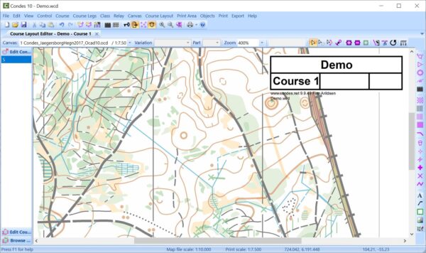 Condes – software for course planning