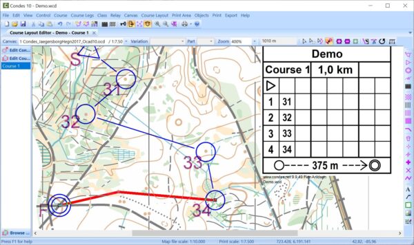 Condes – software for course planning